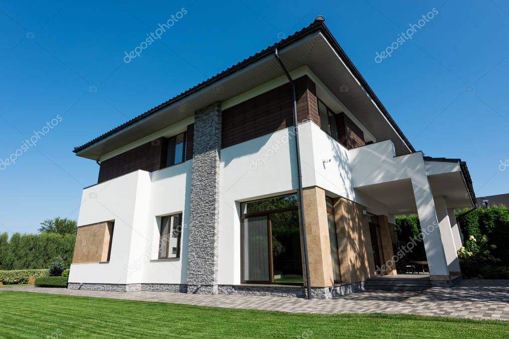 Single-family home in a residential neighborhood